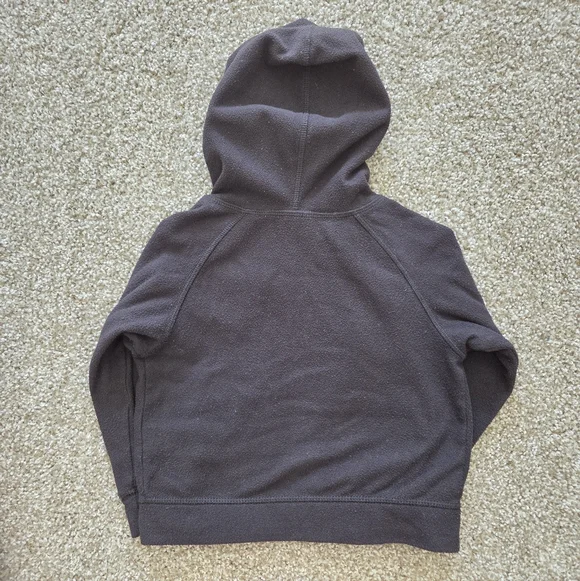 The North Face Kids Toddler Black Fleece Full Zip Hooded Jacket 2T Sweater Warm - Picture 6 of 9